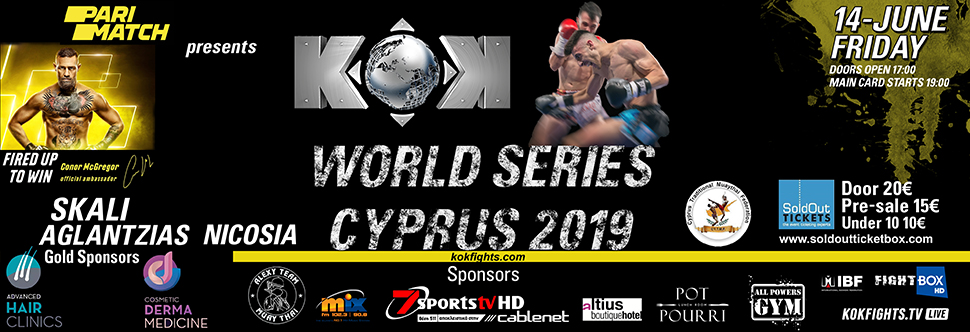 KOK FIGHTS WORLD SERIES CYPRUS 2019